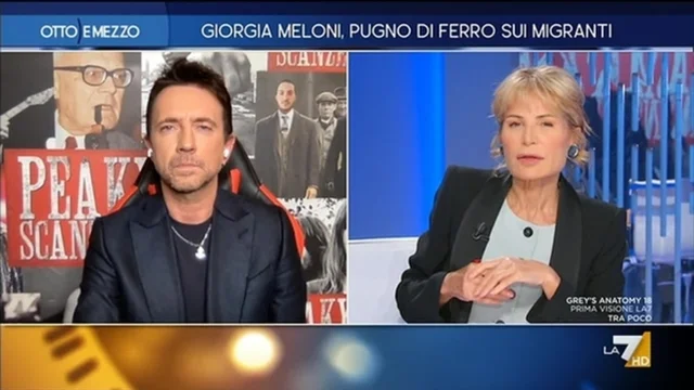 Giogia Meloni, pugno di ferro sui migranti - Otto e Mezzo - Puntata del 07/11/2022