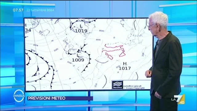 Meteo LA7 - 22/9/2024