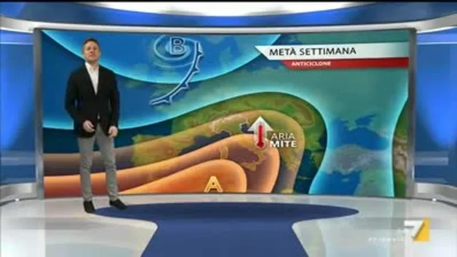 Il meteo della sera