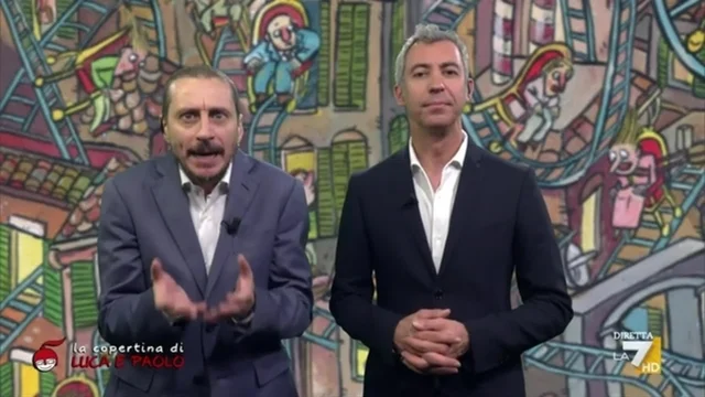 'I funerali del Terzo Polo': la copertina di Luca e Paolo a diMartedì