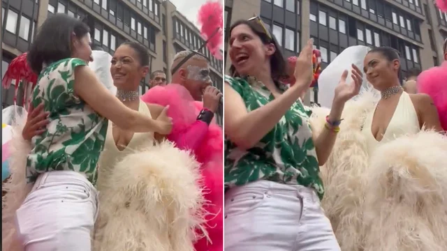 Elly Schlein e Elodie si abbracciano sul carro del Pride a Milano: il video