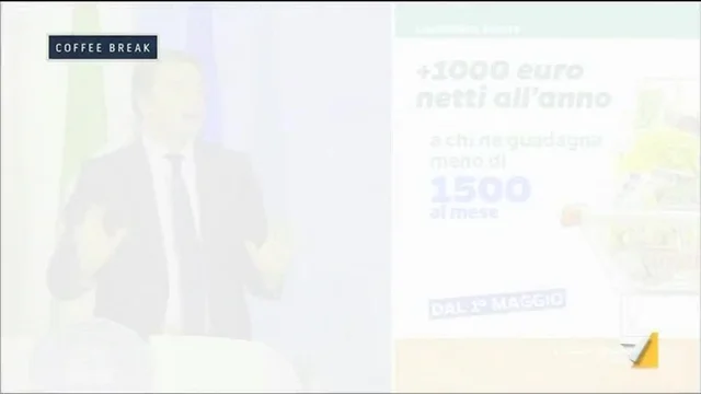 Renzi e l'intervento a supporto della classe media