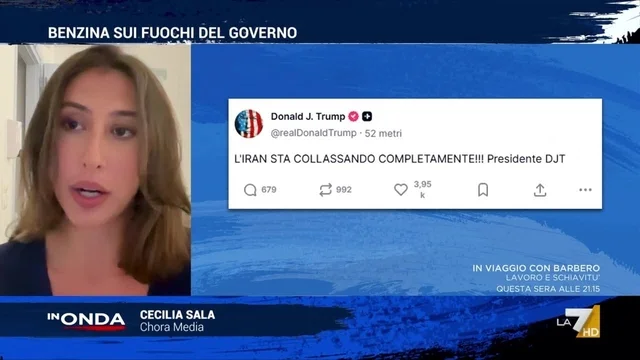 Cecilia Sala su Trump: “La guerra l’ha clamorosamente vinta il regime di Teheran”