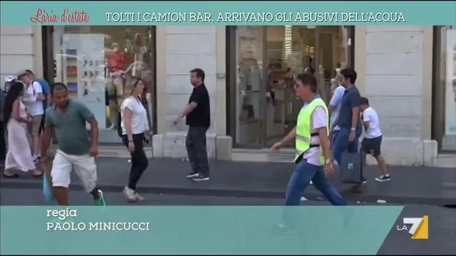 Tolti i camion bar, arrivano gli abusivi dell'acqua