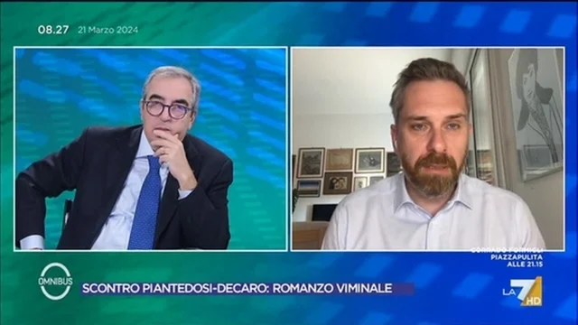 Piantedosi-De Caro: romanzo Viminale - Omnibus, 21/03/2024