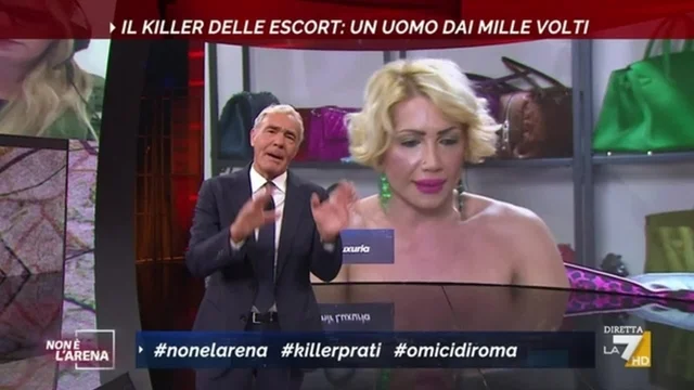Giletti sbotta contro Efe Bal: "Non metta insieme morti di Covid e prostitute!"