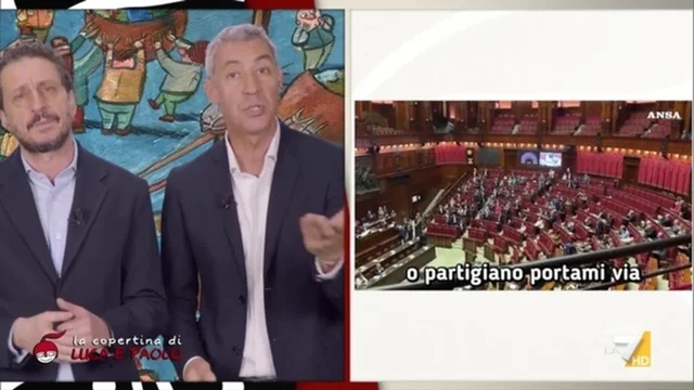 25 aprile, Luca e Paolo: "Bella Ciao, ce la vogliono far detestare…Anche l’Inno di Mameli"