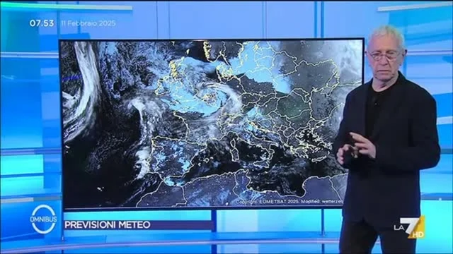 Previsioni Meteo di oggi di Paolo Sottocorona - 11/2/2025
