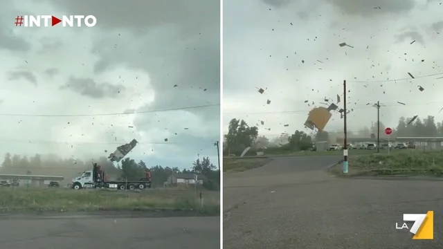 Tornado colpisce Franktown, Colorado: danni ingenti e panico tra i residenti