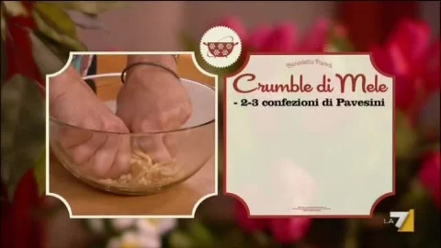 Dessert alle Mele, con Gelato e Ribes
