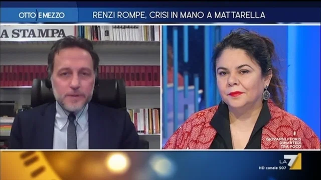 Renzi rompe, crisi in mano a Mattarella - Otto e Mezzo - Puntata del 2/01/2021