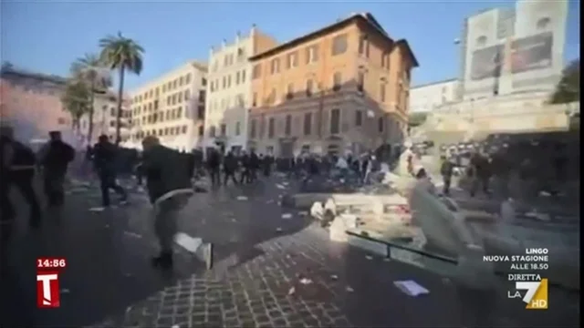 Roma-Feyenoord, alta tensione nella Capitale: quando gli olandesi devastarono la Barcaccia