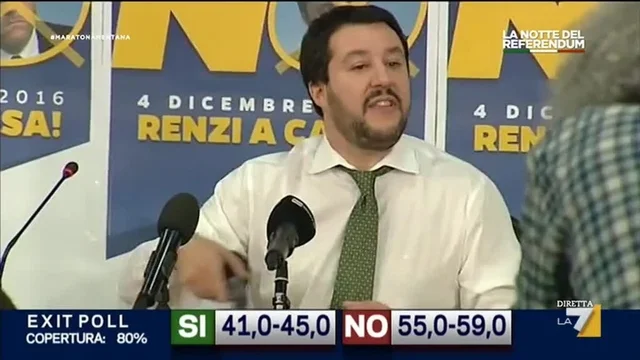 Referendum, Mentana scherza su Salvini: Si crede Bruce Willis in un noto spot