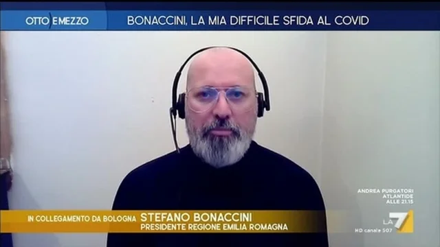 Bonaccini, la mia difficile sfida al Covid - Otto e Mezzo, 25/11/2020