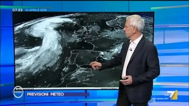 Le previsioni del tempo del 12 aprile