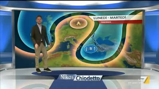 Le previsioni del tempo della sera del 14 aprile