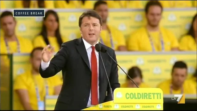 Renzi alla Coldiretti:'Gennaio 2016 via IMU agricola e IRAP'