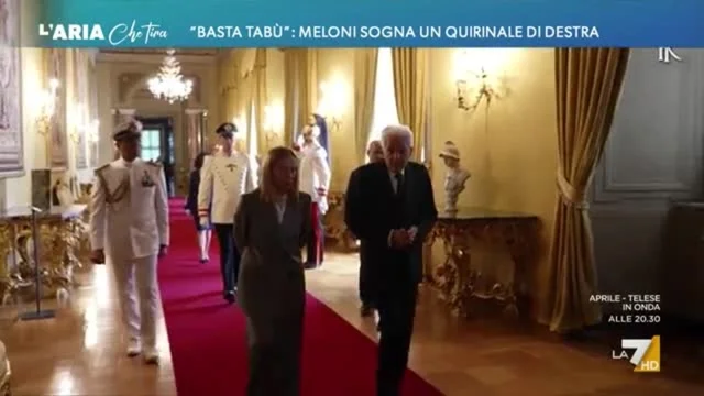 Meloni sogna un Quirinale di destra
