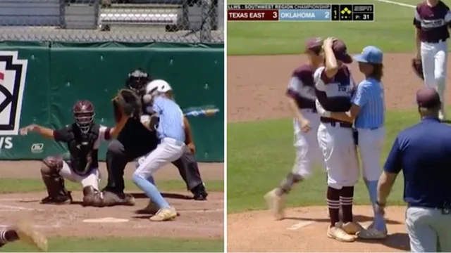 Baseball, sconvolto dall'errore viene consolato dall'avversario: tutto lo stadio lo applaude