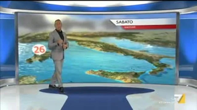 Il meteo della sera