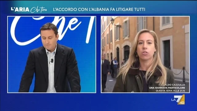 L'Aria Che Tira - Puntata del 08/11/2023