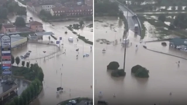 Maltempo Milano, Gessate e Bellinzago sommerse dall'acqua. Il video impressionante dall'elicottero