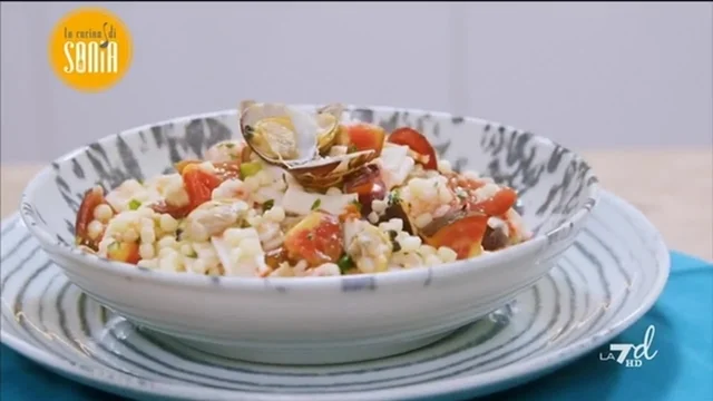 Fregola in insalata di mare