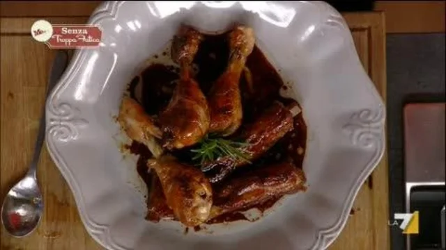Pollo e costine di maiale allo sciroppo d'acero