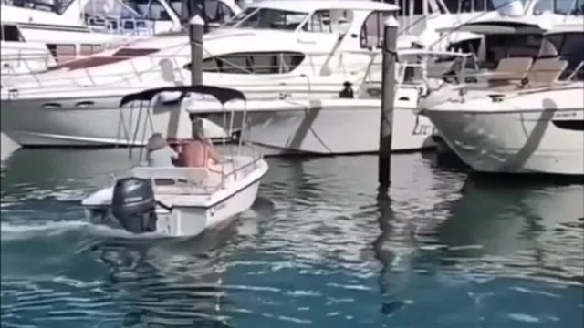 La barca 'impazzisce': l'inconveniente in mare