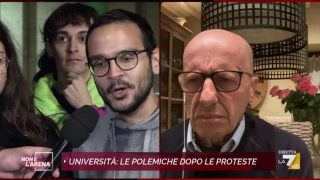 Sapienza, botta e risposta tra uno studente e Sallusti: "Fascista"