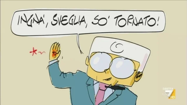 Il cartoon del Genio Makkox: "Bentornato"