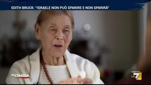 Edith Bruck: “Finché non ci sarà la soluzione dei due Stati per due popoli non sarà risolto niente”
