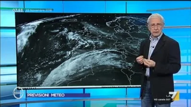 Il meteo del 23 novembre