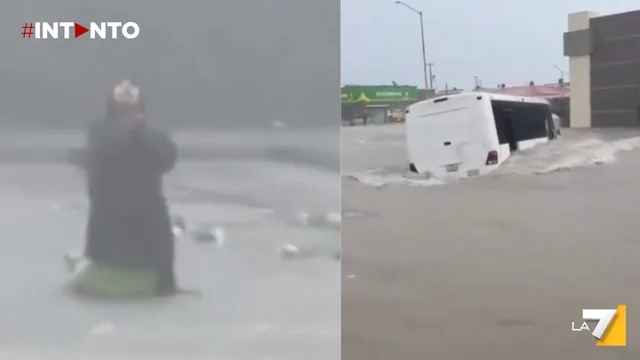 Emergenza in Messico, Reynosa: inondazioni gravi e veicoli trascinati via