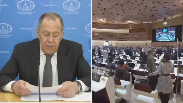 Onu, il ministro russo Lavrov inizia il suo intervento. E gli altri membri lasciano l'aula