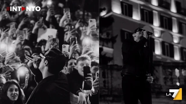 Lo spettacolo di Achille Lauro a Piazza di Spagna: emozioni e gratitudine per Roma