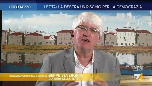 Letta: la Destra un rischio per la democrazia - Otto e Mezzo - Puntata del 6/9/2022