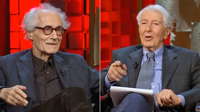 Augias sorprende Canfora: "Finalmente ce l'ho fatta, dopo anni"