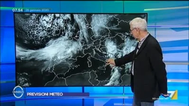 Le previsioni meteo di oggi 28/01/2020