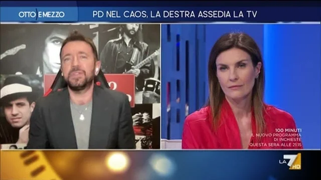 Pd nel caos, la destra assedia la TV - Otto e Mezzo - Puntata del 8/4/2023