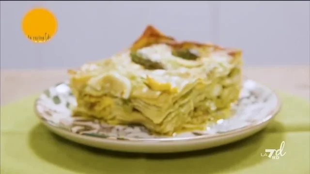 Lasagne al pesto con asparagi e uova sode
