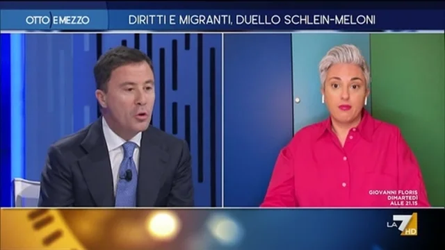 Diritti e migranti, duello Schlein-Meloni - Otto e Mezzo - Puntata del 14/3/2023