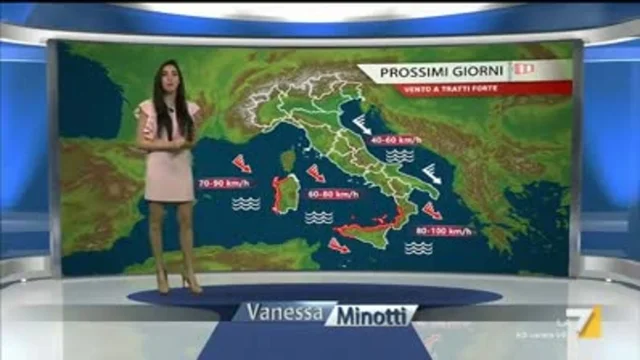 Il meteo della sera del 12 marzo