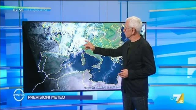 Le previsioni meteo di oggi