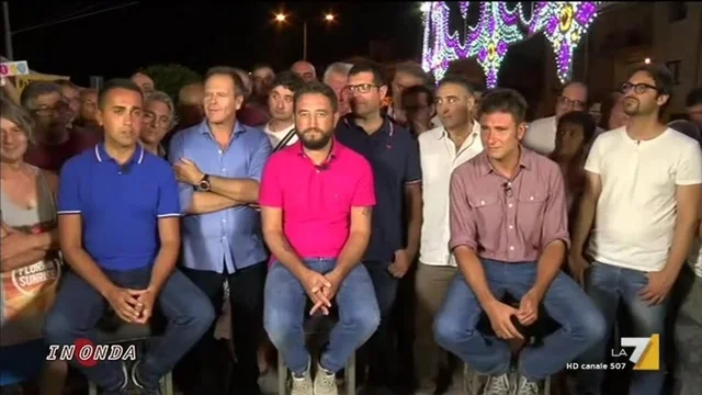 Luigi Di Maio e Alessandro Di Battista presentano il candidato a Presidente della Sicilia Giancarlo Cancelleri