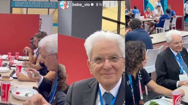 Paralimpiadi, Mattarella pranza con gli atleti in mensa: le storie di Bebe Vio. Video