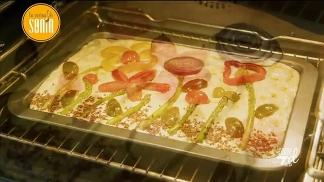 Focaccia primavera
