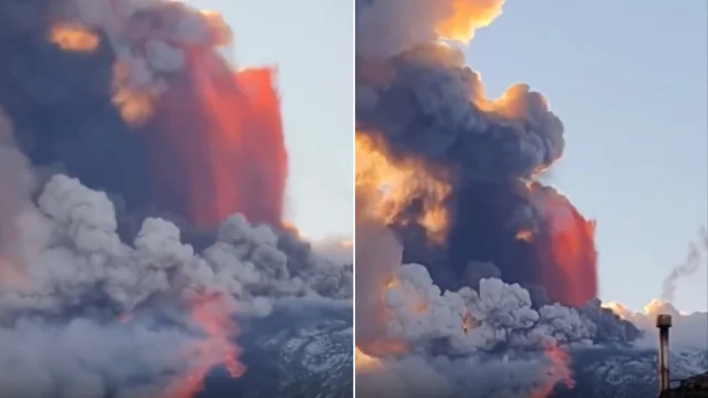 L'Etna erutta, piove cenere su Catania: le immagini spettacolari