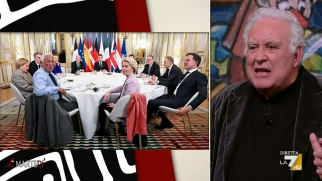 Ucraina, Santoro attacca l'Europa: "Adesso che si fa la pace, vogliono dire la loro. E devo sentire queste puttanate!"