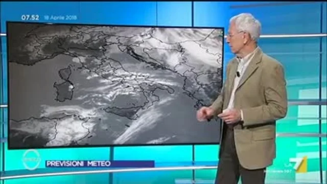 Il meteo del 18 aprile